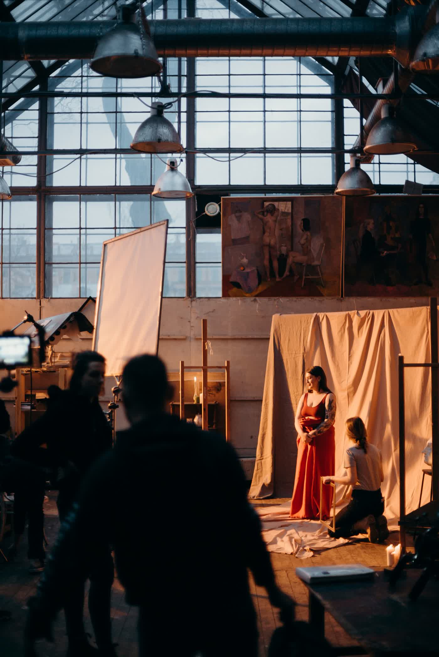 Behind the scenes